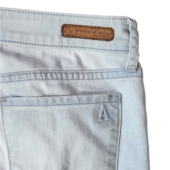 ARTICLES OF SOCIETY distressed light stone wash jeans size 27 - Picture 10 of 15